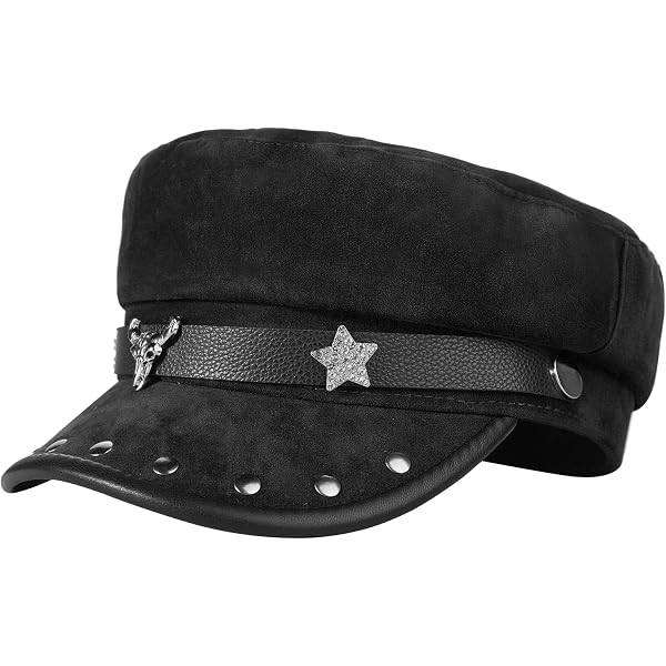Casquette Newsboy Vintage – Chapeau Chauffeur Noir à Visière, Unisexe, Taille Réglable 56-58 Cm, Tissu Respirant