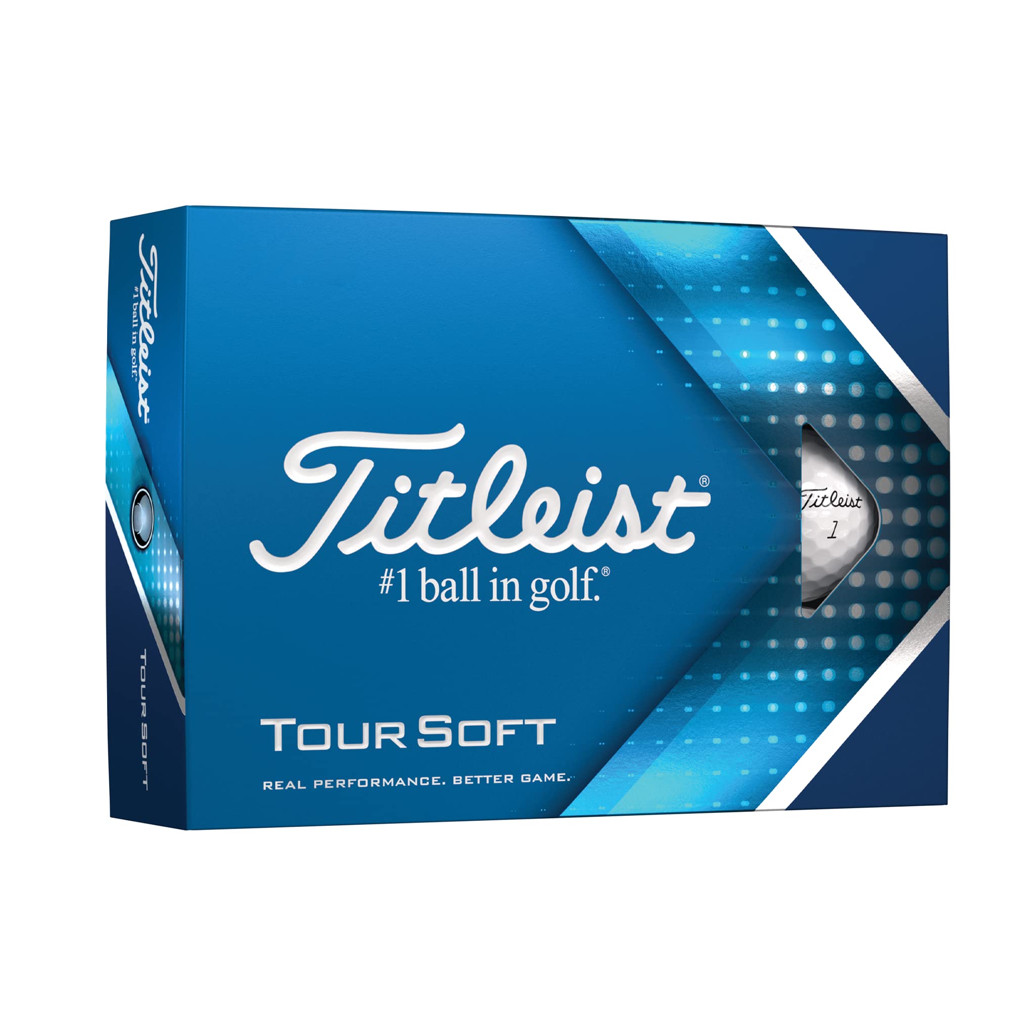 Titleist Tour Soft Golf Ball, White, One Size
