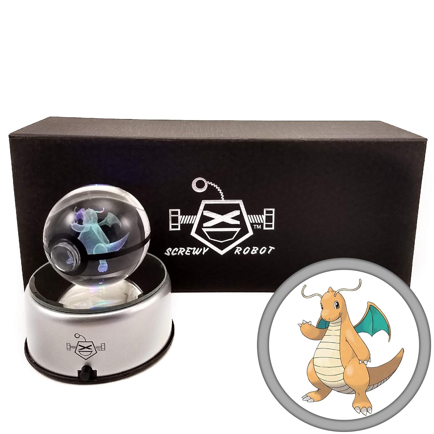 Best Dragon With Lighting Led Crystal Ball Collectible Figurine