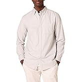 Amazon Essentials Men's Slim-Fit Long-Sleeve Stretch Oxford Shirt with Pocket
