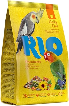 Rio0i Rio Complete Food For Large Parakeets 1 Kg Amazon De Pet Supplies
