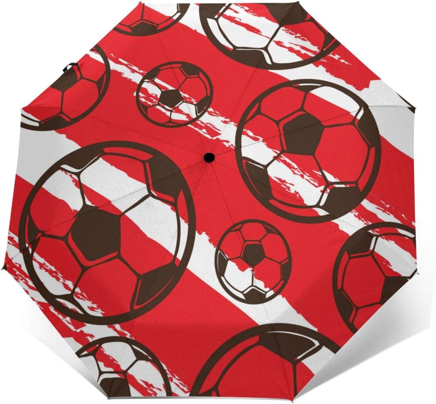 Compact Travel Folding Umbrella Sun Rain Windproof Kids Womens Mens Sports Football