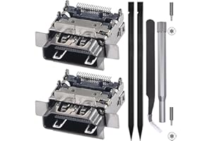 Ikpek 2 Pack Replacement HDMI Port for Xbox Series S Display Socket Jack Connector Replacement for XSS Console, Original OEM Quality with Tools M1097399