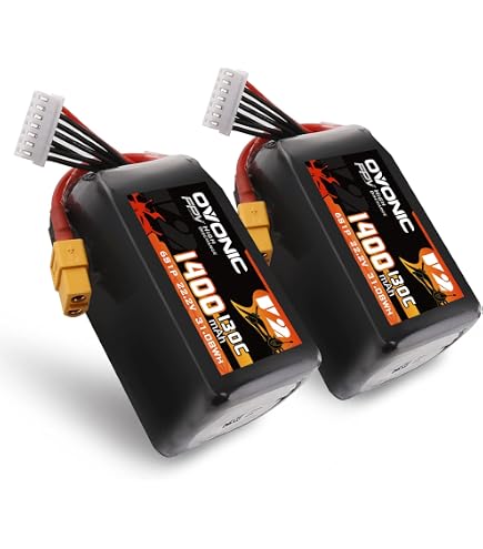 Amazon.com: OVONIC 130C 6S 1300mah Lipo Battery 22.2V Pack with