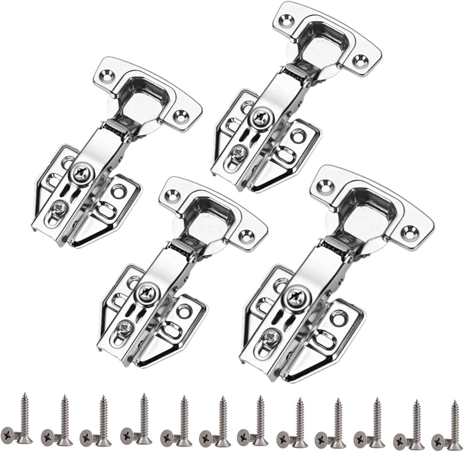 Wardrobe Hinge,100°Full Coverage Hinge,Stainless Stainless Steel Concealed Soft Closing