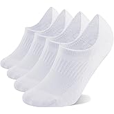 EPEIUS Thick No Show Socks for Women Athletic Ankle Socks Cushioned Running Low Cut Non Slip Footies 3/6 Pairs