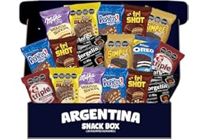Argentina Alfajores Assortment Gift Box - 20 Pack - Variety of Classic Brands - Imported from Argentina By Pero Bien Argentino