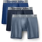 Tommy John Men's Sport Micro 6" Mid-Length Boxer Brief Underwear, 3-Pack