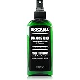 Brickell Men's Balancing Face Toner for Men, Natural and Organic Alcohol-Free Facial Toner with Witch Hazel, 8 Ounce, Scented