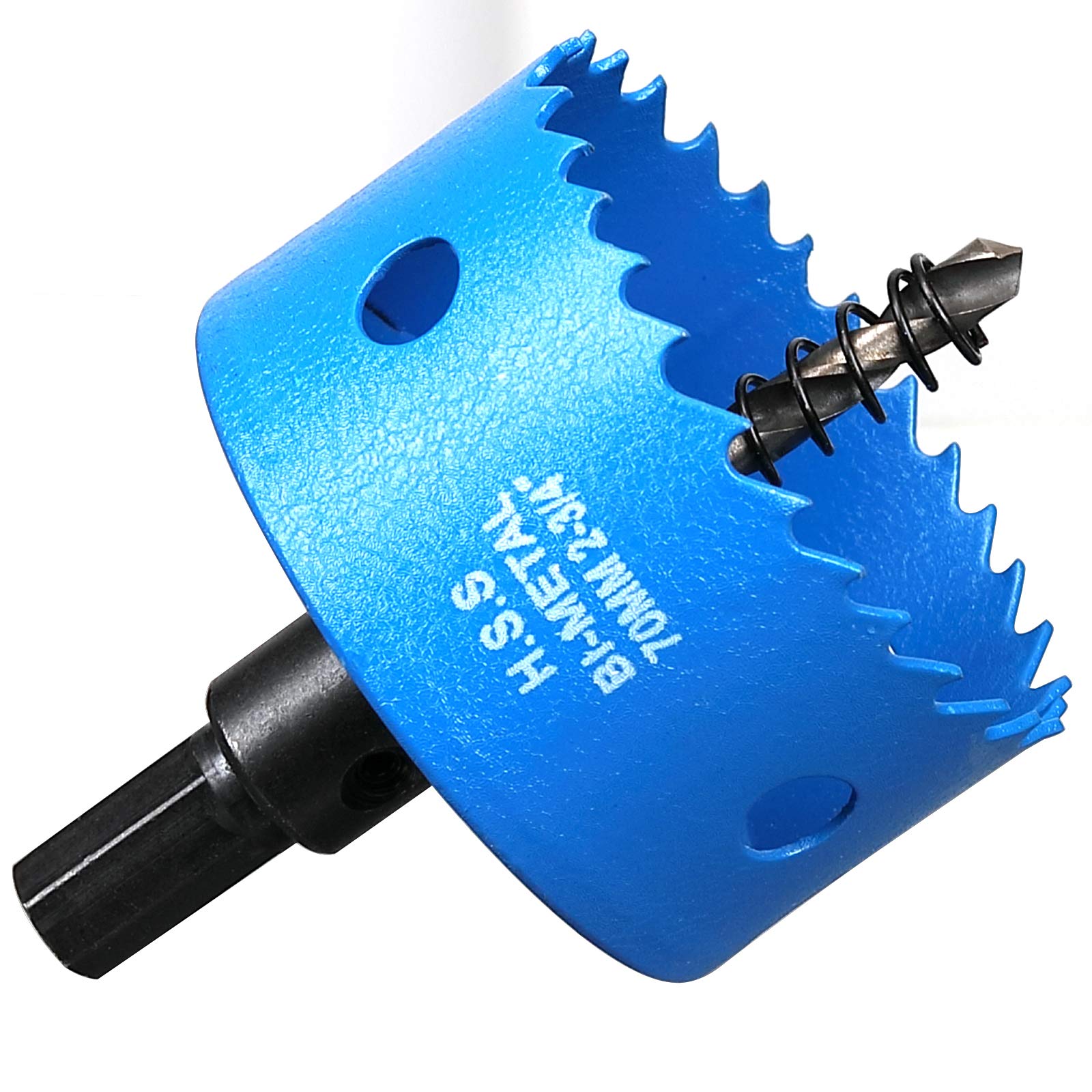 70mm Hole Saw for Wood, Hss Bi-Metal Vent Hole Cutter for Wood Working, Soft Metal Sheets, Drywall, Plastic