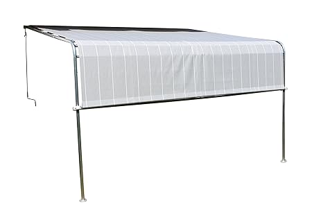 Leco Terrassenüberdachung Komfort, anthrazit, 300 x 400 x 260 cm, 27000114