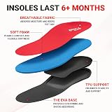 PCSsole Orthotic Arch Supports Insoles Red Men 8.5-9 28cm Flat Feet view 2