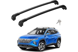Lockable 300Lbs Roof Rack Cross Bar Compatible with Hyundai Tucson SE/SEL/N Line/Limited 2016-2026, Heavy Duty Aluminum Anti-