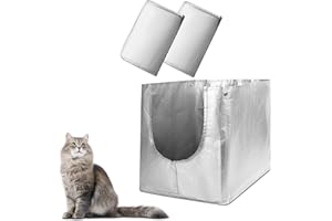 LUXRISE Liner F Compatible with Modkat Flip Litter Box - Reusable Liners for Flip Litter Box - Liner F for Cat Litter Box (2 Pack)