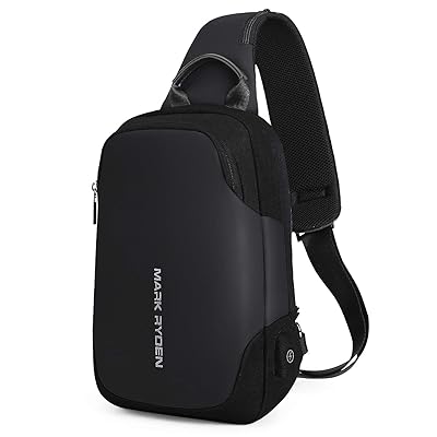 Mark Ryden Anti-theft Sling Chest Bag Handbag for Men Waterproof Crossbody Travel Shoulder Bag Fit for 9.7" ipad