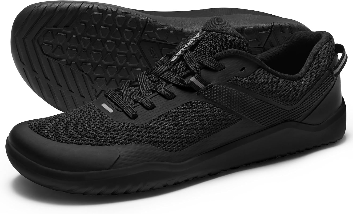AIRHAS Mens Zero Drop Barefoot Shoes Anatomical Tox Box Trail Running Sneakers for Men Gym Workout Cross Training Shoes
