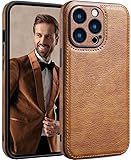 SOUTEM for iPhone 13 Pro Max Case Leather,Vintage