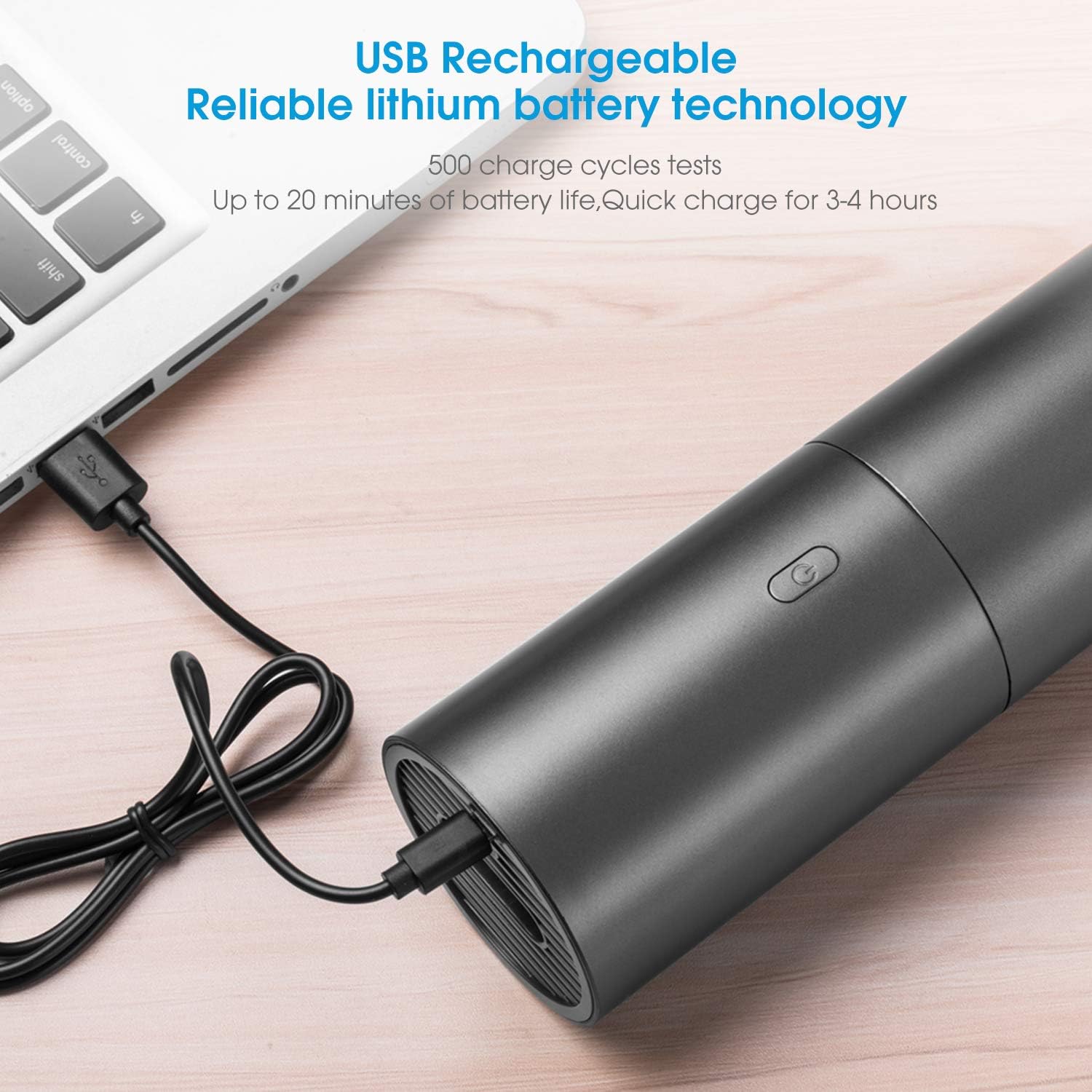 Brigii Mini Vacuum Cleaner, Small Handheld Vacuum Cordless USB Rechargeable, Dust Buster and Blower 2 in 1, Easy to Clean Desktop, Keyboard, Drawer, Car Interior and Other Crevices, Small Spaces-Y120 -