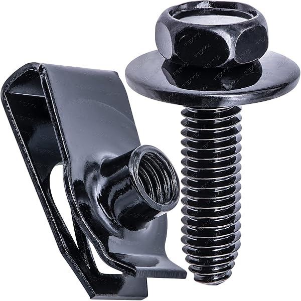 Amazon.com: Rexka 20 Sets M6-1.0 Metric Extruded U-Type Nuts Body 