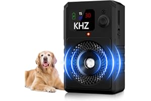 2026 Upgraded Anti Barking Device for Dogs – Dog Bark Deterrent Device with Display, 3 Modes, 50FT Range, Rechargeable Indoor