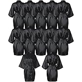 Patelai Bridesmaids Robes for Women Silk Satin Kimono Short Robe Bulk Bridal Party Getting Ready Outfits Wedding Sleepwear