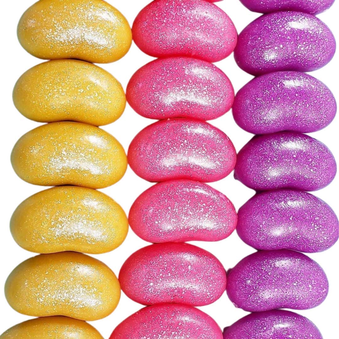 Giant Jelly Bean Glitter Handmade Soaps for Kids Adults Easter basket stuffers gifts