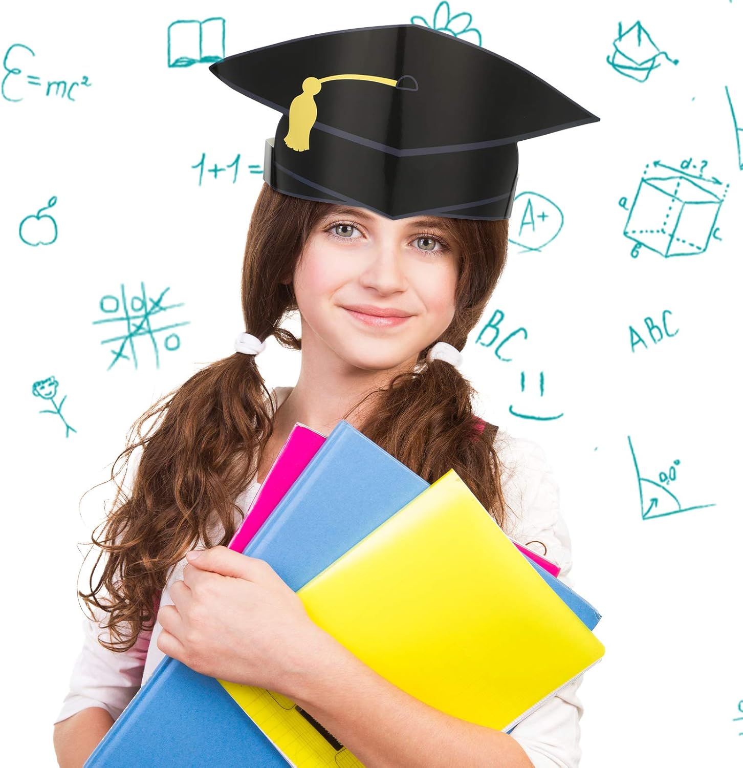 36 Pieces Paper Graduation Cap Adjustable Paper Graduation Hats for Kids (Black): Home & Kitchen