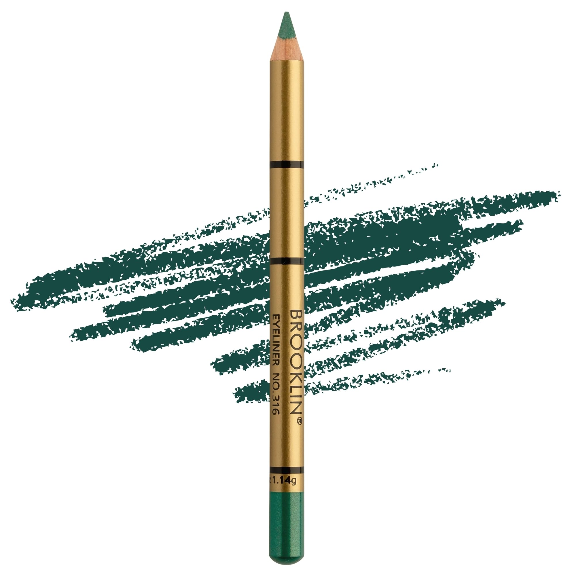 Impala - Waterproof Eyeliner Brooklin | Water Resistant | Smooth Creamy Texture | Easy to Apply | Long Lasting | Colour 316 Emerald Green