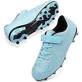 GRESKY Kids Soccer Cleats Boys Girls Football Cleats Turf Soccer Shoes Youth Football Shoes AG