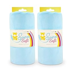 kullaloo Plush Fabric | Solid Baby Blue Minky