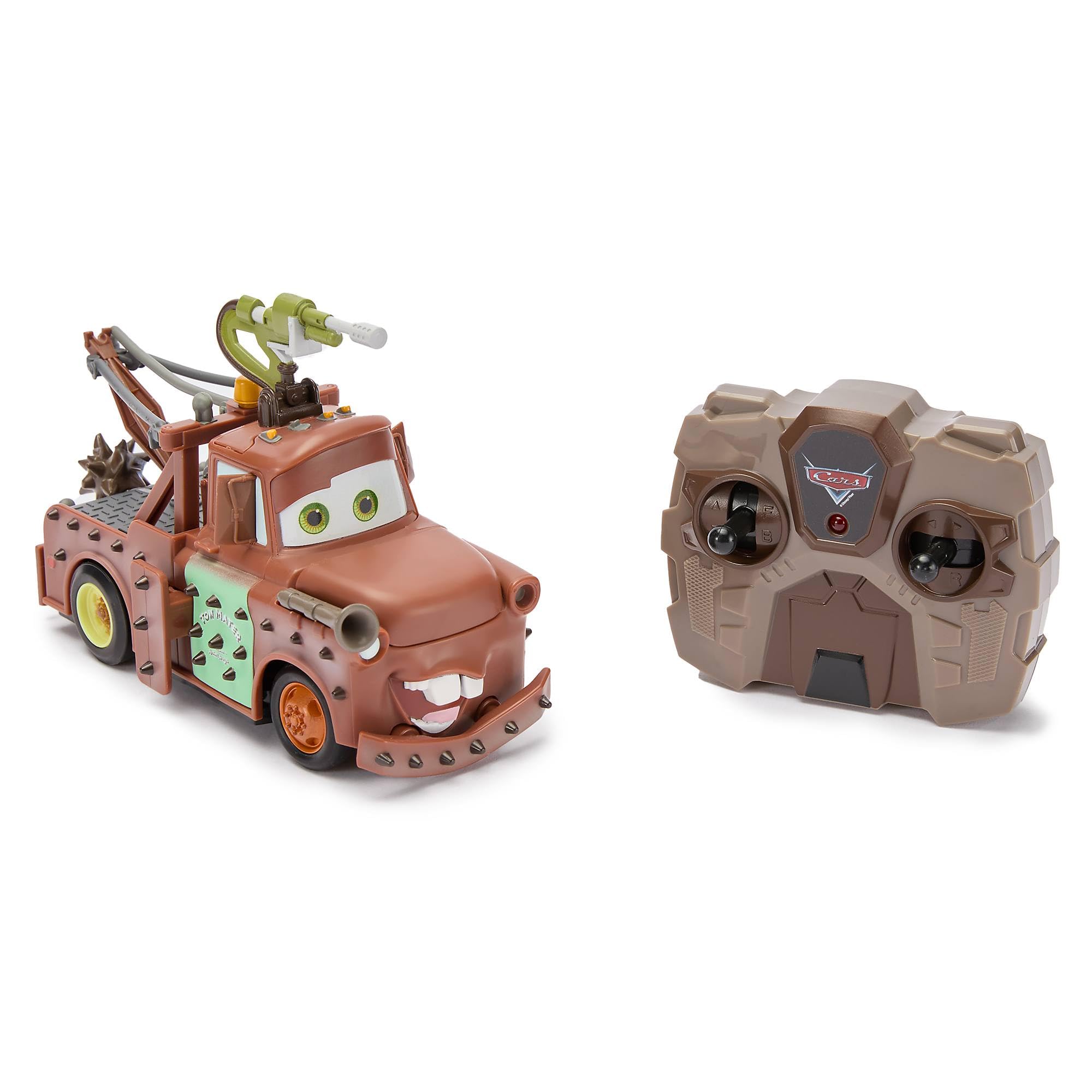 Disney Store Official Mater Crash and Rebuild Remote Control Car for Kids, Disney Pixar Cars, 15cm/6”, Action-Packed RC Toy with Rebuild Feature - Suitable for Ages 3+