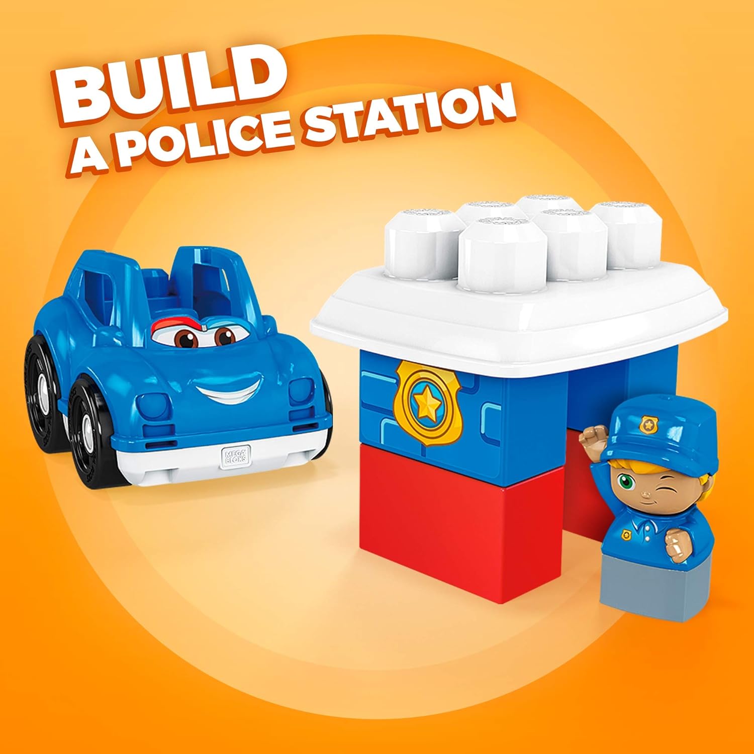 mega bloks police car