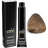 Cree Professional 8.7 - Light Sand Blond Permanent Hair Color - Long Lasting, Rich Vibrant - Gray Coverage 100ml - 3.4 fl.oz.
