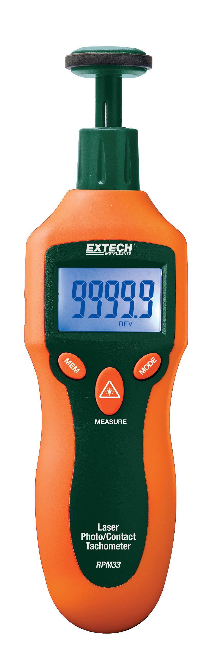 Extech RPM33 Contact/Laser Photo Tachometer