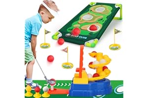 LZZAPJ Kids Golf Clubs 3-5, Toddler Golf Clubs Toy Set for Kids Age 5-7, Baby Golf Sets Outdoor Sports Toys, Christmas Birthday for Boys Girls 3 4 5 6 7 8 Years Old