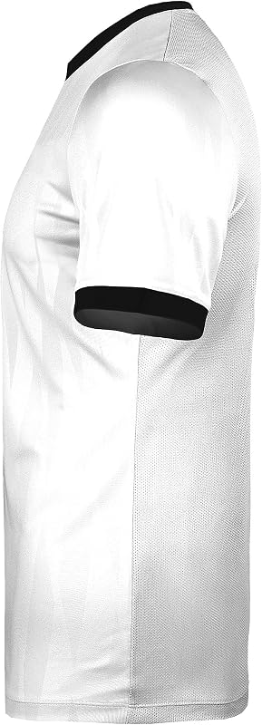 Dri-Fit Challenge VI Maillot De Foot À Manches Courtes pour Hommes, White/Black/Black, HV8141-101, M