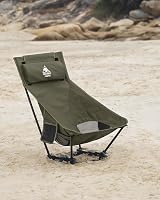 OneTigris Dragonhide Oversized Camping Chair with Pillow 275 lb Capacity view 6