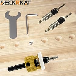Hex Shank Countersink Drill Bit Set 3Pc #10#12#14