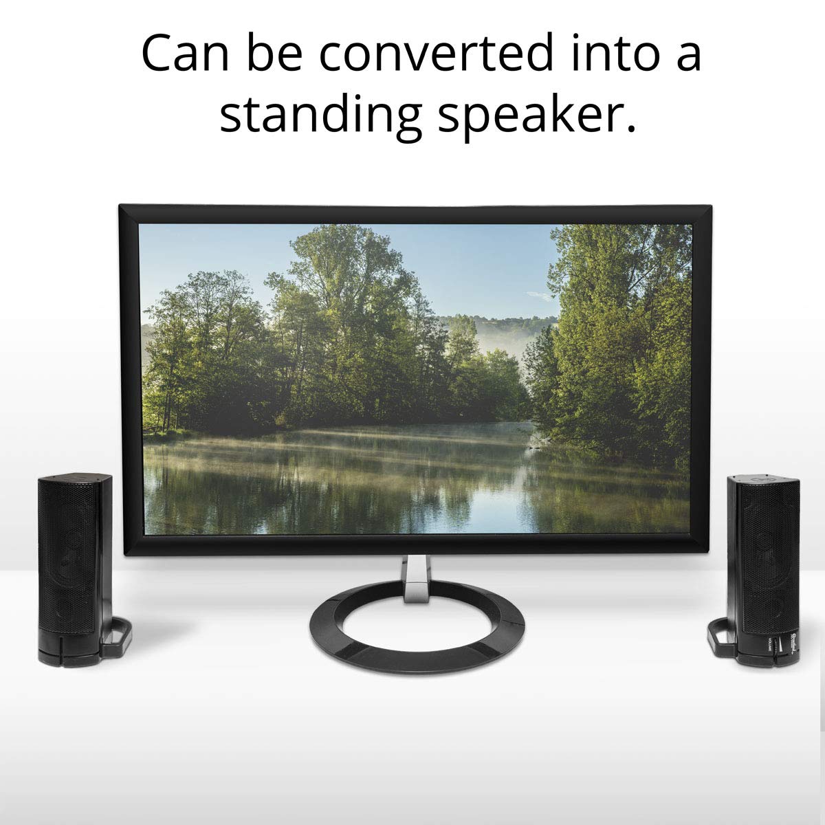 Computer USB Powered Monitor Speaker Sound Bar 3.5mm Audio Wired