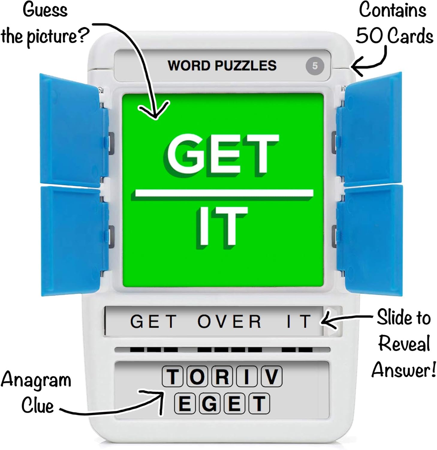 100 PICS Rebus Word Puzzles - Family Flash Card Games, Pocket Puzzles For Kids And Adults - Image 3