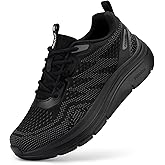 FitVille Women's Walking Shoes Wide Width Sneakers Wide Shoes for Women Foot Pain Relief - Cloud Walker V8