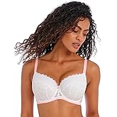 Freya Women's Offbeat Underwire Padded Half Cup White