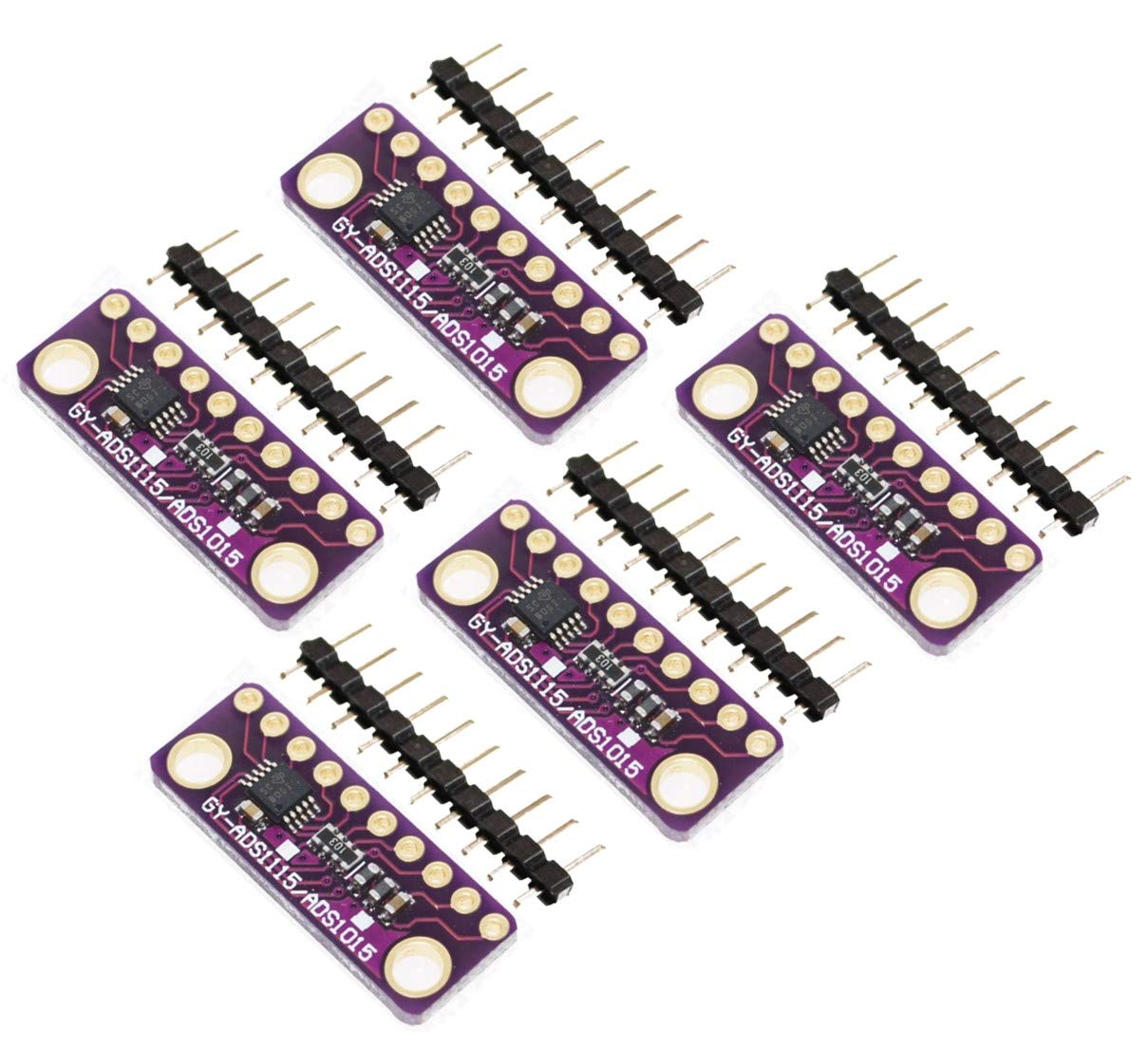 5pcs I2C ADS1115 16Bit 16 Bit ADC 4 channel Module Gain Amplifier