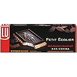 LU Cookies Le Petit Ecolier, The Little Schoolboy, Dark Chocolate, 5.29-Ounce Boxes (Pack of 6)