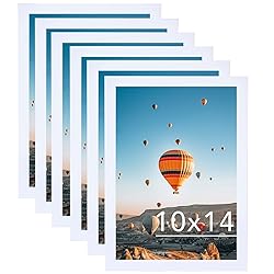 JCJMY 10x14 Picture Frame Set of 6 for 30 x 40cm