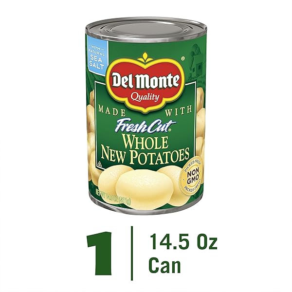 DEL MONTE FRESH CUT WHOLE NEW CANNED POTATOES, CANNED VEGETABLES, 14.5 OZ CAN