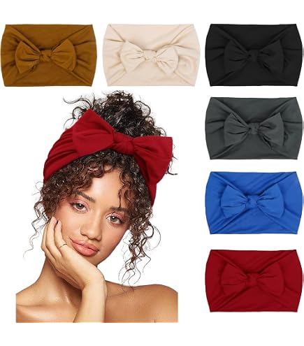 Women Big Bow Headband Wide Knot Hair Hoop Party Costume Accessory Amazon.com : Coridy Huge Oversized Bows Headbands Super Big  main image 4