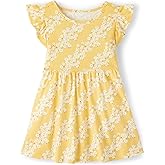The Children's Place Girls and Toddler Short Sleeve Fashion Dress