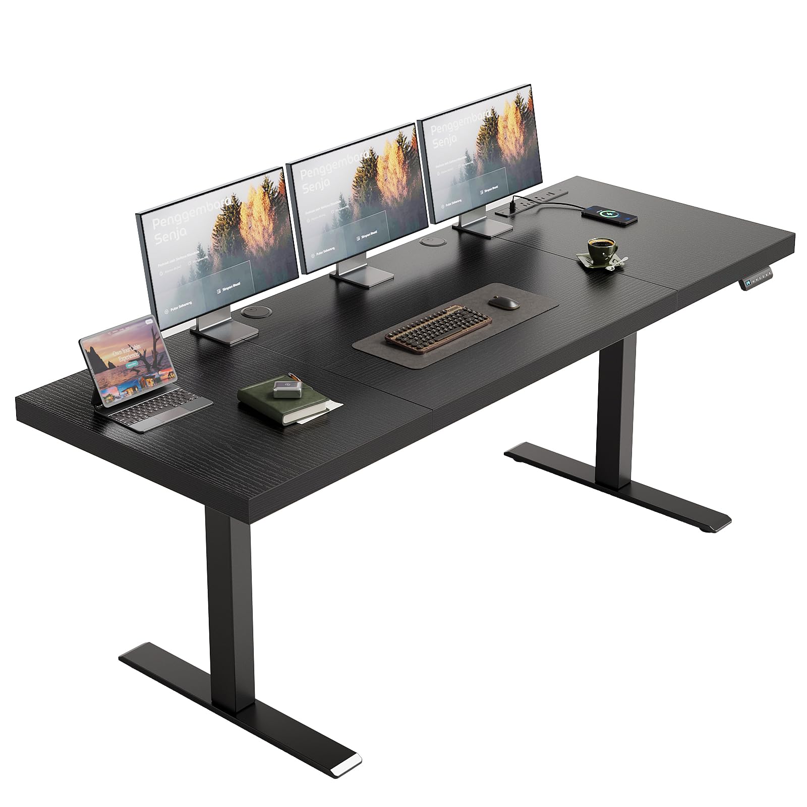 OffiGo Electric Standing Desk with 3-Piece