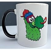 StacyKakes Phanatic 11 ounce Black Handle Ceramic Coffee Mug